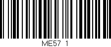 Código de barras (EAN, GTIN, SKU, ISBN): 'ME57_1'