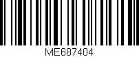 Código de barras (EAN, GTIN, SKU, ISBN): 'ME687404'