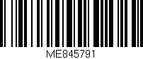 Código de barras (EAN, GTIN, SKU, ISBN): 'ME845791'