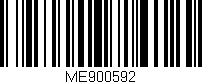 Código de barras (EAN, GTIN, SKU, ISBN): 'ME900592'
