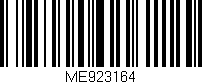 Código de barras (EAN, GTIN, SKU, ISBN): 'ME923164'
