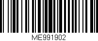 Código de barras (EAN, GTIN, SKU, ISBN): 'ME991902'