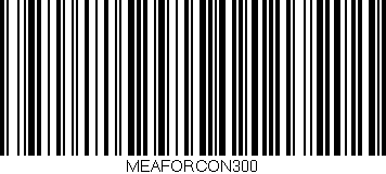 Código de barras (EAN, GTIN, SKU, ISBN): 'MEAFORCON300'