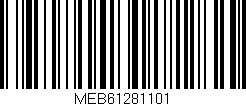 Código de barras (EAN, GTIN, SKU, ISBN): 'MEB61281101'