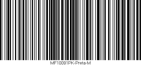 Código de barras (EAN, GTIN, SKU, ISBN): 'MF10091PK-Preta-M'