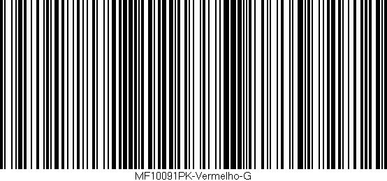 Código de barras (EAN, GTIN, SKU, ISBN): 'MF10091PK-Vermelho-G'