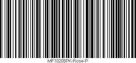 Código de barras (EAN, GTIN, SKU, ISBN): 'MF10205PK-Rose-P'