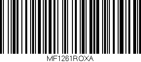 Código de barras (EAN, GTIN, SKU, ISBN): 'MF1261ROXA'