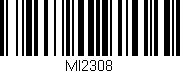 Código de barras (EAN, GTIN, SKU, ISBN): 'MI2308'
