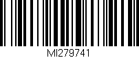 Código de barras (EAN, GTIN, SKU, ISBN): 'MI279741'