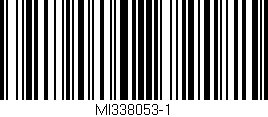 Código de barras (EAN, GTIN, SKU, ISBN): 'MI338053-1'
