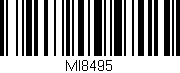 Código de barras (EAN, GTIN, SKU, ISBN): 'MI8495'