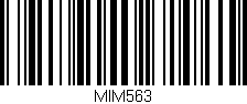 Código de barras (EAN, GTIN, SKU, ISBN): 'MIM563'