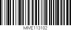 Código de barras (EAN, GTIN, SKU, ISBN): 'MIVE113102'