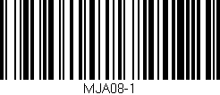 Código de barras (EAN, GTIN, SKU, ISBN): 'MJA08-1'