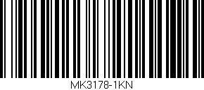 Código de barras (EAN, GTIN, SKU, ISBN): 'MK3178-1KN'