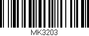 Código de barras (EAN, GTIN, SKU, ISBN): 'MK3203'