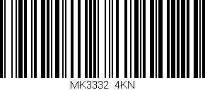 Código de barras (EAN, GTIN, SKU, ISBN): 'MK3332/4KN'