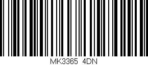 Código de barras (EAN, GTIN, SKU, ISBN): 'MK3365/4DN'