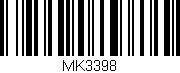Código de barras (EAN, GTIN, SKU, ISBN): 'MK3398'