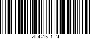 Código de barras (EAN, GTIN, SKU, ISBN): 'MK4415/1TN'