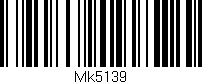 Código de barras (EAN, GTIN, SKU, ISBN): 'MK5139'