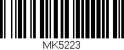 Código de barras (EAN, GTIN, SKU, ISBN): 'MK5223'