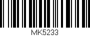 Código de barras (EAN, GTIN, SKU, ISBN): 'MK5233'