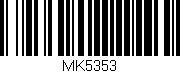 Código de barras (EAN, GTIN, SKU, ISBN): 'MK5353'