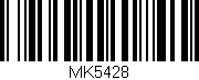 Código de barras (EAN, GTIN, SKU, ISBN): 'MK5428'