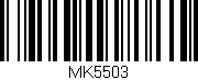 Código de barras (EAN, GTIN, SKU, ISBN): 'MK5503'