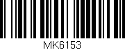 Código de barras (EAN, GTIN, SKU, ISBN): 'MK6153'