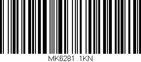 Código de barras (EAN, GTIN, SKU, ISBN): 'MK6281/1KN'