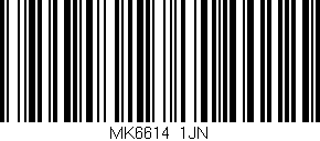 Código de barras (EAN, GTIN, SKU, ISBN): 'MK6614/1JN'