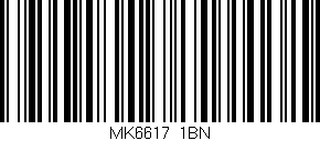 Código de barras (EAN, GTIN, SKU, ISBN): 'MK6617/1BN'