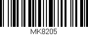 Código de barras (EAN, GTIN, SKU, ISBN): 'MK8205'