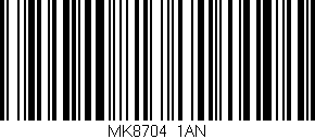 Código de barras (EAN, GTIN, SKU, ISBN): 'MK8704/1AN'