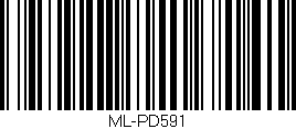 Código de barras (EAN, GTIN, SKU, ISBN): 'ML-PD591'