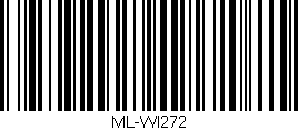 Código de barras (EAN, GTIN, SKU, ISBN): 'ML-WI272'