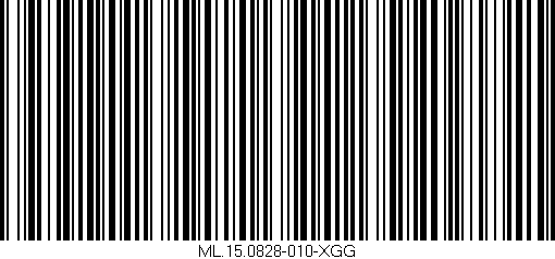 Código de barras (EAN, GTIN, SKU, ISBN): 'ML.15.0828-010-XGG'