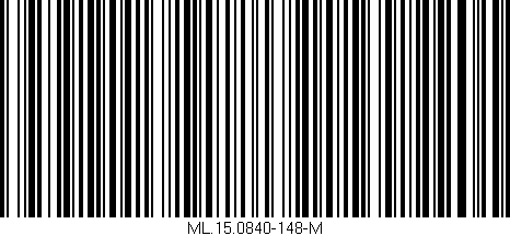 Código de barras (EAN, GTIN, SKU, ISBN): 'ML.15.0840-148-M'