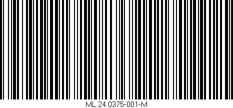 Código de barras (EAN, GTIN, SKU, ISBN): 'ML.24.0375-001-M'