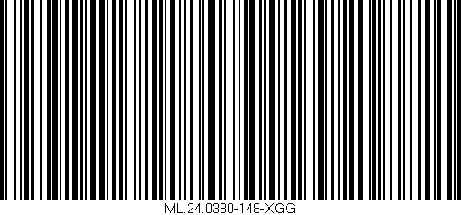 Código de barras (EAN, GTIN, SKU, ISBN): 'ML.24.0380-148-XGG'