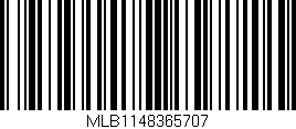 Código de barras (EAN, GTIN, SKU, ISBN): 'MLB1148365707'