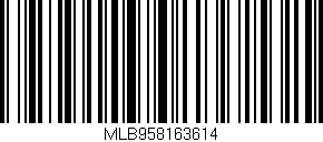Código de barras (EAN, GTIN, SKU, ISBN): 'MLB958163614'