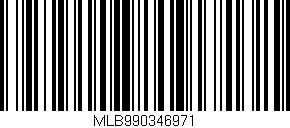 Código de barras (EAN, GTIN, SKU, ISBN): 'MLB990346971'