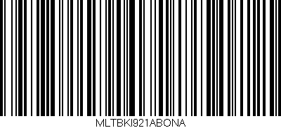 Código de barras (EAN, GTIN, SKU, ISBN): 'MLTBKI921ABONA'