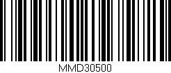 Código de barras (EAN, GTIN, SKU, ISBN): 'MMD30500'
