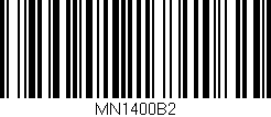 Código de barras (EAN, GTIN, SKU, ISBN): 'MN1400B2'