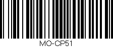 Código de barras (EAN, GTIN, SKU, ISBN): 'MO-CP51'